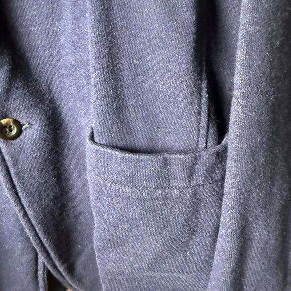 Merona Denim Color Soft Blazer/Jacket Women's Med 100% Cotton - Picture 7 of 10